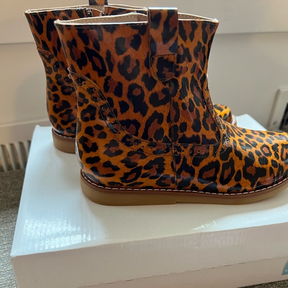 NIB Elephantito patent leopard boots sz 13 - Picture 3 of 8